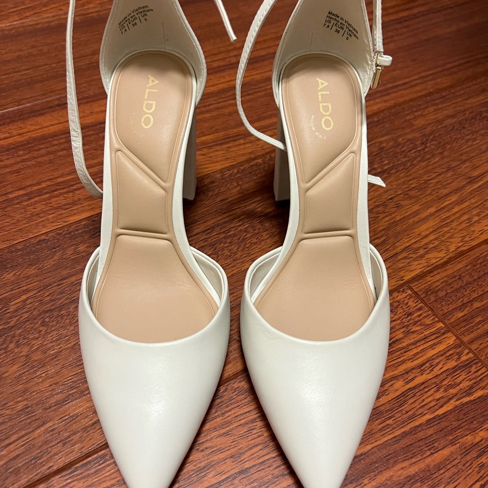 ALDO Women's White Heels